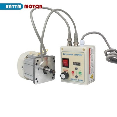 US SHIP】550W 110V Permanent Magnet Brushless Servo Motor+Speed Controller