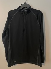 Layer 8 Pullover Mens Large Black Quarter Qwi...