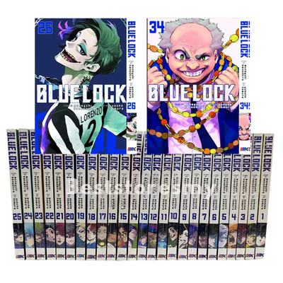 Blue Lock Manga NEW Volume 26-34 Half Set By Yusuke Nomura English Version Comic
