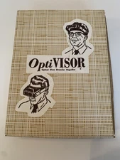 Vintage OptiVISOR DA-3 Blue Headband Magnifier by Donegan Optical Company in Box