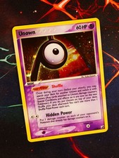 MP Pokemon UNOWN [P] Card EX UNSEEN FORCES Set #P/28 Subset Holo Foil Rare#1 on eBay