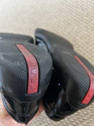Prada Black Mary Jane Flats Size 38.5 / Us 8 - Picture 8 of 9