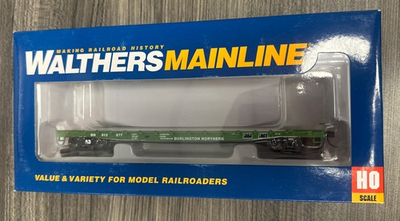 #ad #ad Walthers MainLine HO 910 6602 53’ GSC Flatcar Burlington Northern #613877 NIB CC $24.99