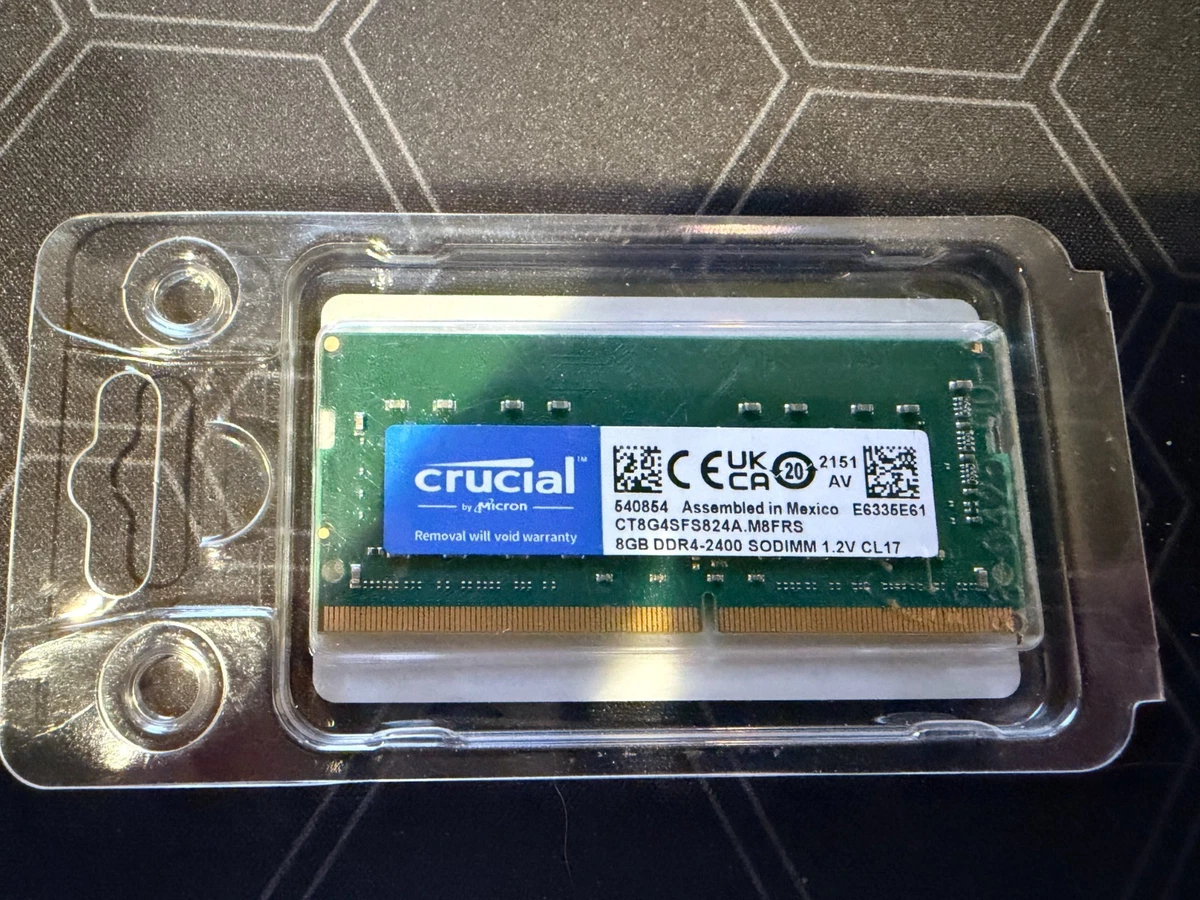 25+ Crucial DDR4 SDRAM 8 GB Capacity per Module Memory (RAM) for
