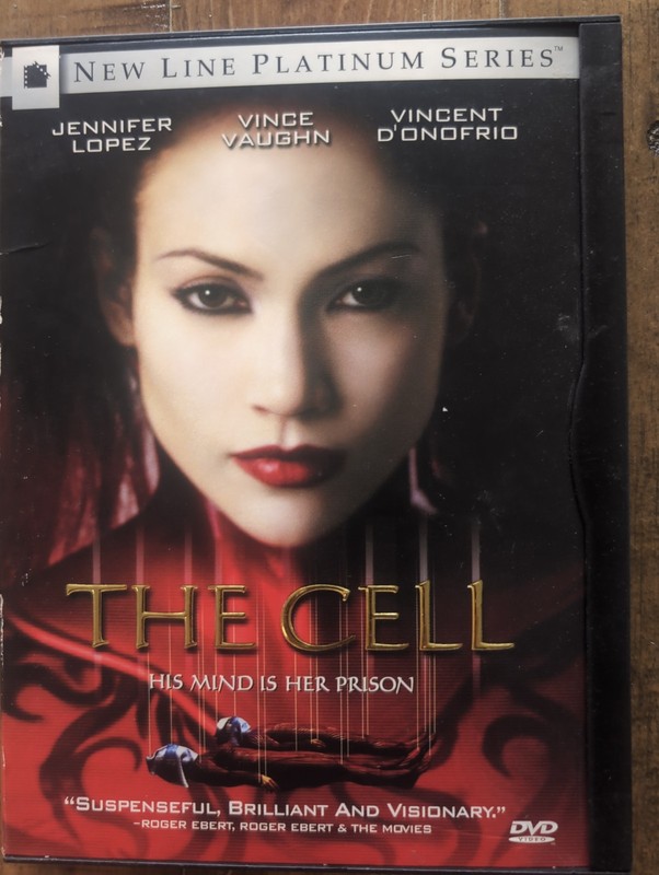 The Cell DVD 2000 Platinum Series Starring Jennifer Lopez Snap Case Very Good !