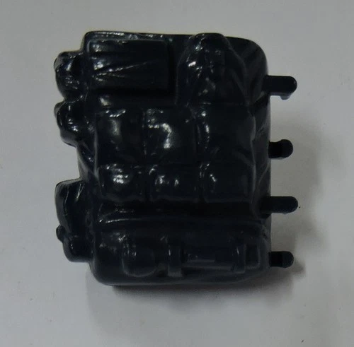 1988 GI JOE BLUE BACKPACK FOR  SHOCKWAVE V1 ACTION FIGURE