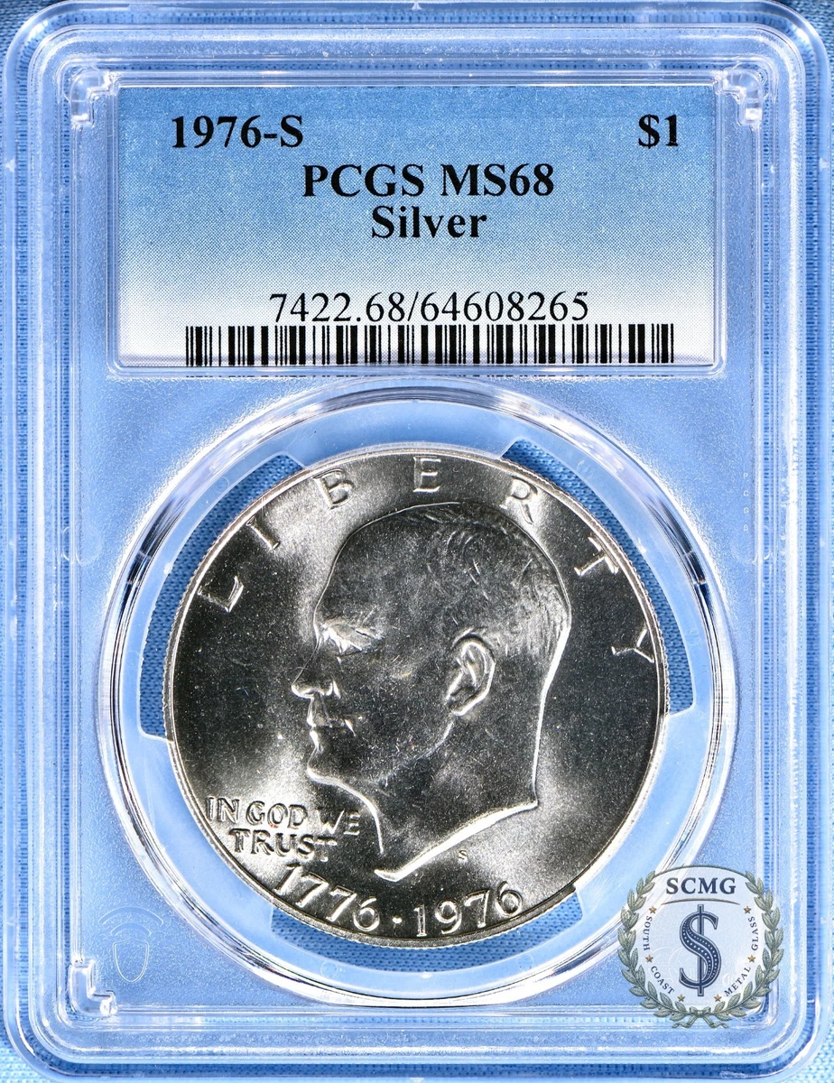 MS 68 Graded 1976 Eisenhower Dollars (1971-1978) for sale | eBay