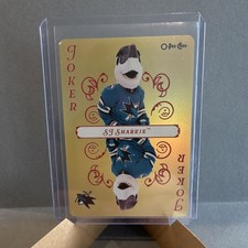 O-Pee-Chee SJ Sharkie Joker Sports Collectible Playing Card Modern