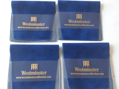 4 X WESTMINSTER MÜNZRÄHMCHEN/BEUTEL