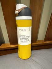 NEW OWALA 24oz Stainless Steel Insulated FreeSip Water Bottle - GOLDEN QUEST