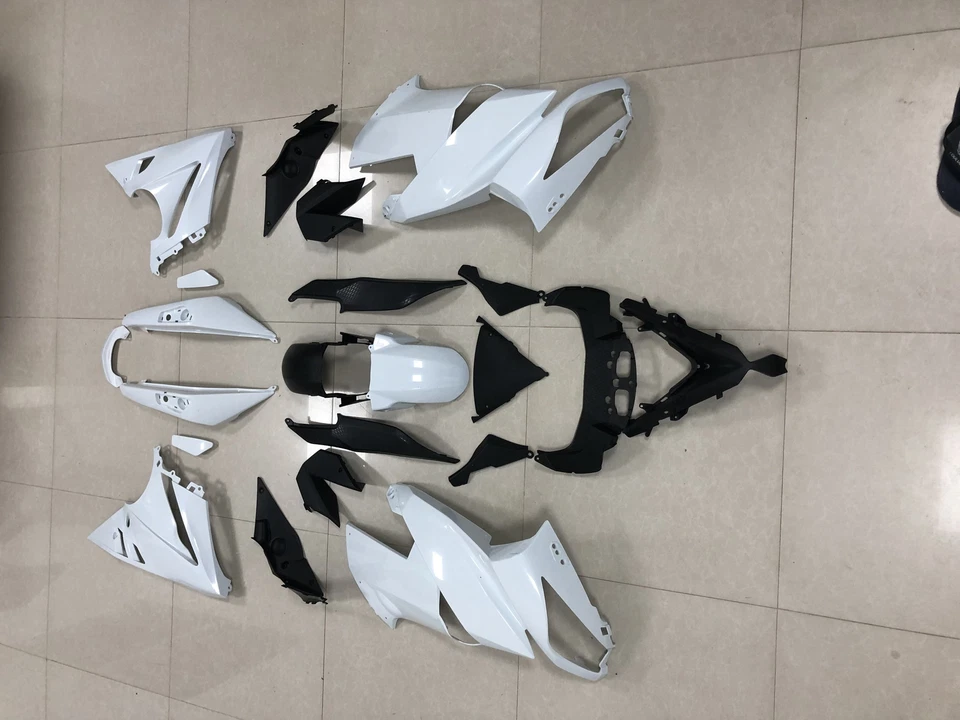 Unpainted Fairing Kit For Kawasaki Ninja 650R ER-6F 2009-2011 EX650 Bodywork Set Foto 3 de 3
