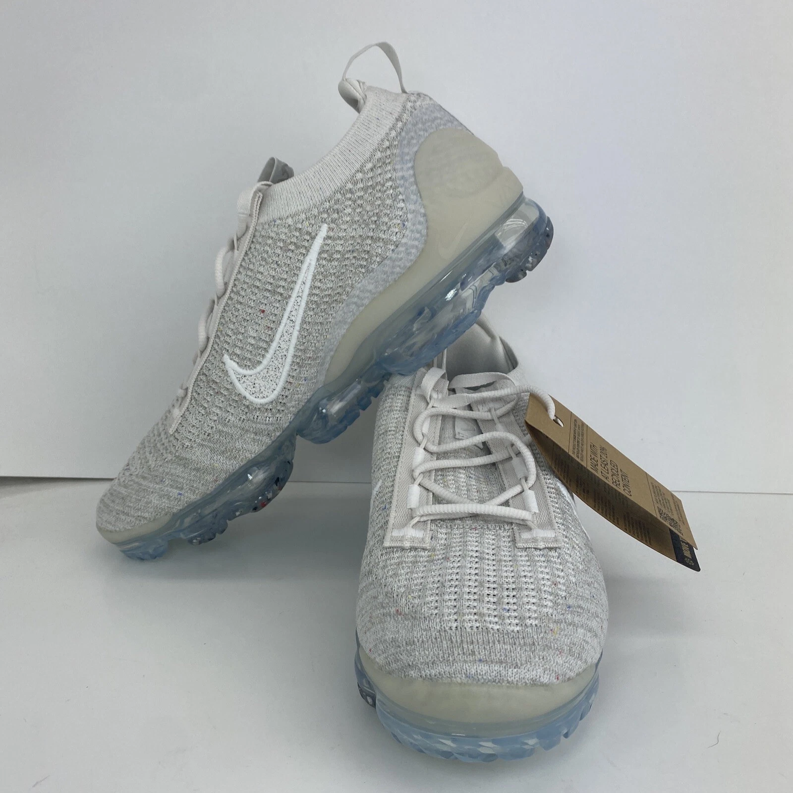 Nike Air Vapormax 2021 FK Women's 11 Mens 9.5 Phantom Summit White DJ9975 001