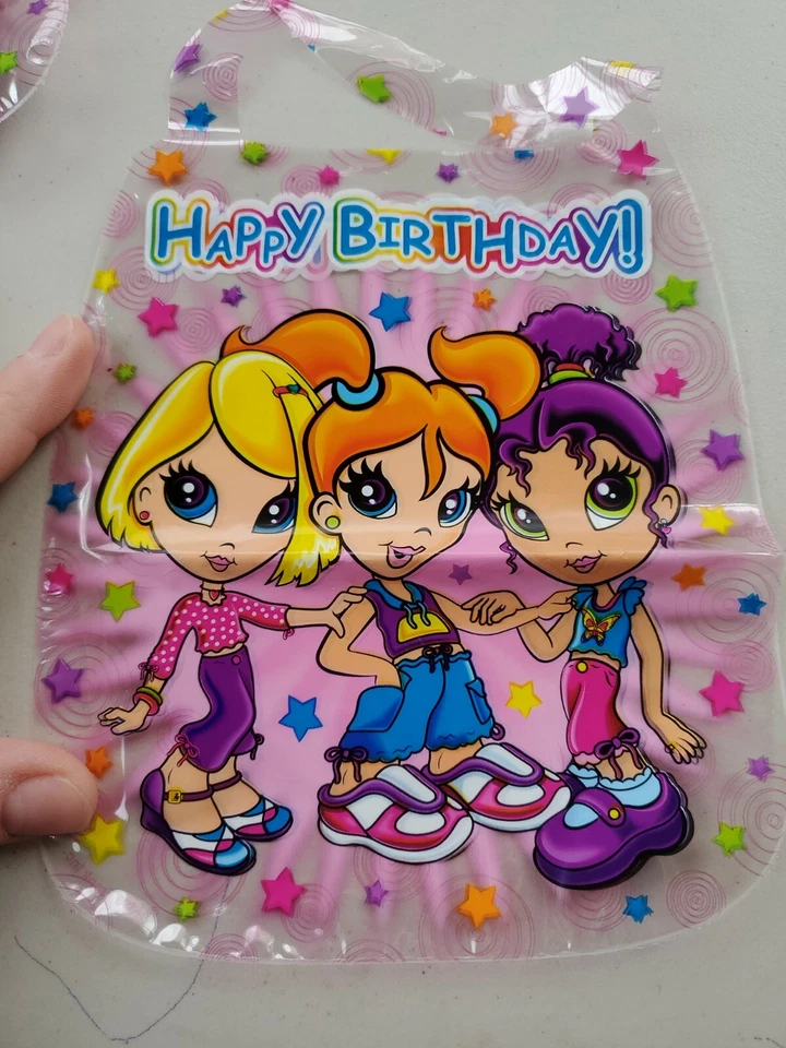 Lote De 12 Bolsas De Colección Lisa Frank Glamour Niñas Fiesta De Cumpleaños Favor Botín Golosinas Foto 3 de 4