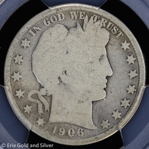 1906 50C Barber Half Dollar PCGS G 04 - Picture 3 of 4