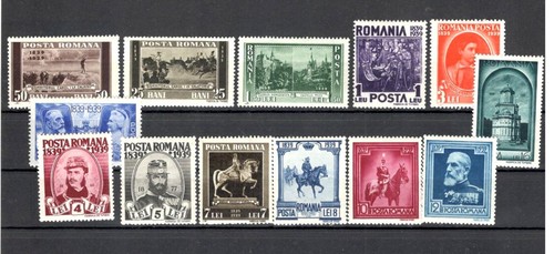12B80 Rumänien 1939 Mi. 15 Euro MH Sammlung alter Klassiker