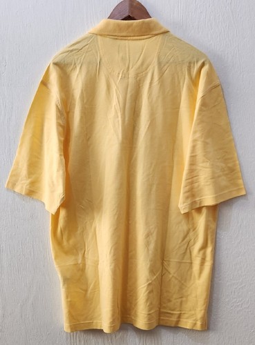 LINKS TECH Veri Cool Men's size Large yellow Gold/Casual Polo shirt Lightweight - Picture 2 of 6