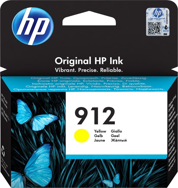 Original Hp Nr. 912 Gelb Tinte 3YL79AE Officejet Pro Angebot Mhd Abgelaufen!-image