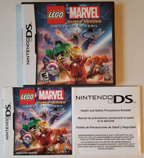 CASE  MANUALS ONLY, NO GAME  LEGO MARVEL SUPERHOES: UNIVERSE IN PERIL  DS