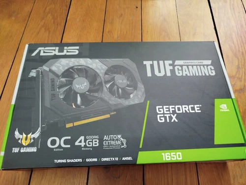 ASUS TUF Gaming GeForce GTX 1650 OC Edition 4 Go GDDR6 double fan