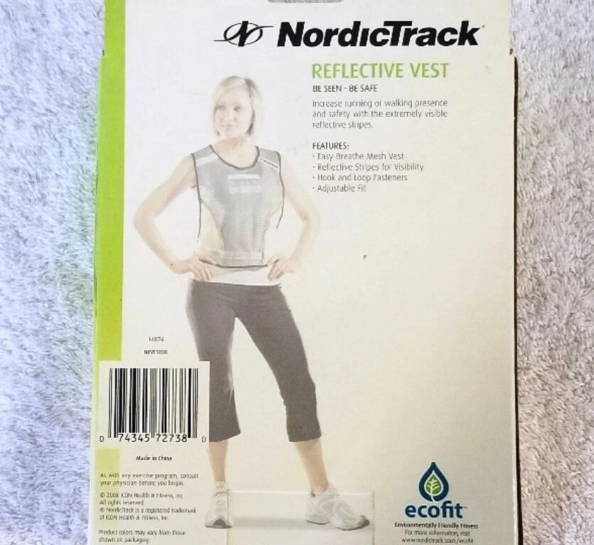 NordicTrack Adult Reflective Vest - New / Sealed - Image 2 of 2