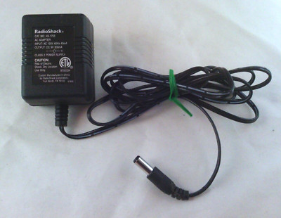 Radioshack AC Adapter AC 120V 60Hz DC 9V 300mA -for 2-line speaker phone 43-1753