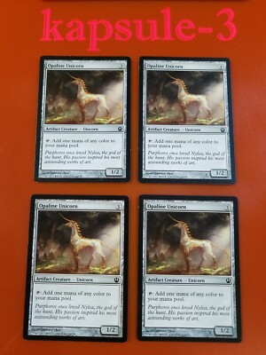 4x Opaline Unicorn | Theros | MTG Magic Cards