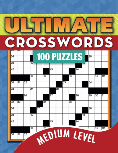 100 Ultimate Medium Crossword Puzzle Book for Adults: Dive into the World of Cro - Picture 12 of 12