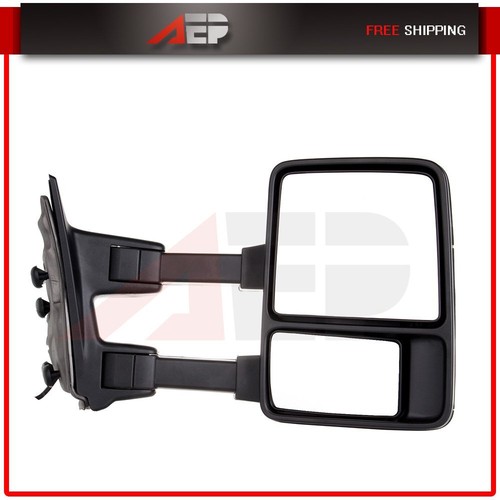 Power Heated Smoke Signal Lamp Side Mirrors Pair For 99-07 Ford F250 F350 Towing - Picture 4 of 8