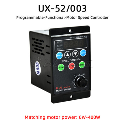 AC220V 400W Digital Display Motor Speed Regulator Motor Speed Control Controller