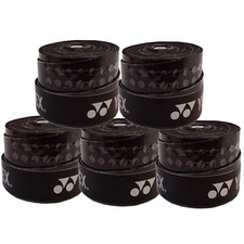 Yonex E-Tec Badminton Racquet Grip - Black 5 Pcs