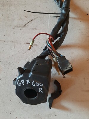 Kawasaki GPX600R ZX600 '88 L/H Switch block with choke lever