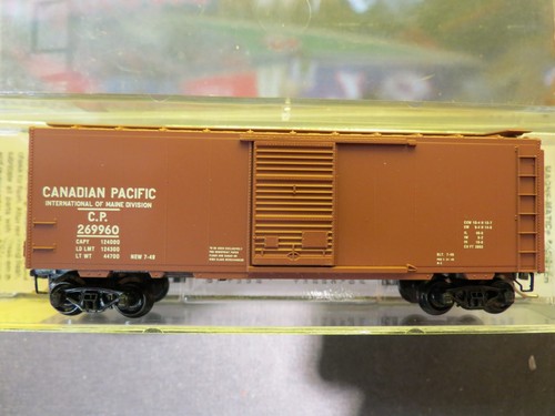 N - Micro-Trains 20136 - 40' puerta corredera vagón de carga, Canadian Pacific nuevo en caja | Zustand: New