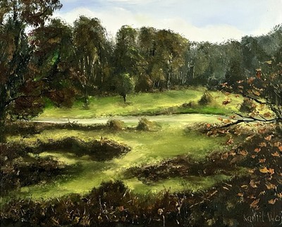Lucy Hill - Leinwand Tafel Plein Air Ölgemälde 50x40 '' Direkt vom Künstler.