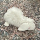 Chrisha Playful Plush Rabbit Stuffed Animal Toy Plush Pink Eyes Vintage 1988 17”