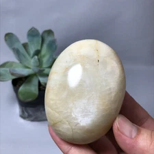 75mm Natural orange moonstone polish/rough Crystal specimens tumbled 191g g6644