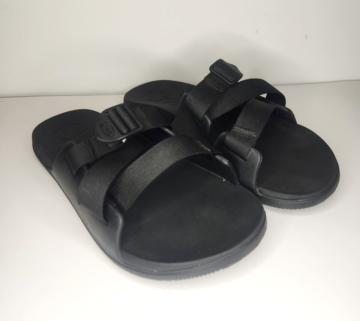 Chaco Chillos Slide Sandals Black JCH107089 Men display picture 1