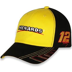 Checkered Flag NASCAR Ryan Newman Adult Black Adjustable Cap Hat 
