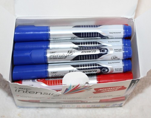 Bic Intensity Advanced Chisel Point Dry Erase Markers ~ 24 Count ~ Open Box #2 - Picture 2 of 7