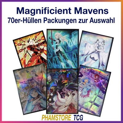 Yu-Gi-Oh! Magnificient Mavens- 70er-Hüllen Pack zur Auswahl.