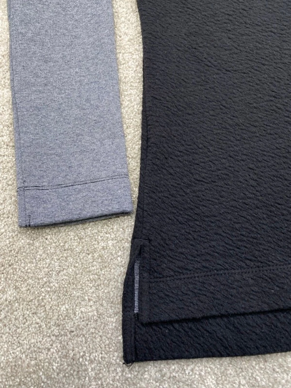 Columbia Invierno Sueño Pullover Senderismo Camisa Mujer Grande Negro Gris 5729 Foto 2 de 4