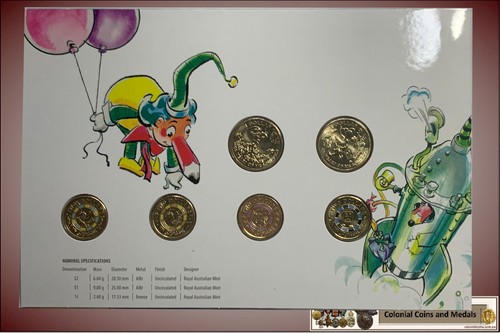 2019 Mr Squiggle & Friends Coin Collection - Bild 2 von 3