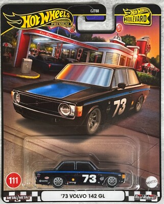 2024 Hot Wheels Boulevard # 111 '73 Volvo 142 GL, Free shipping