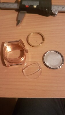 Boîtier De Montre Complet Acier Inoxydable – Pour Calibre LORSA 238A FE-140 | Vintage Rectangle 20 Mm