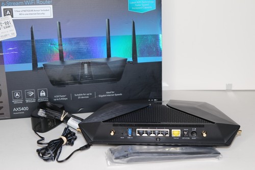 NETGEAR RAX50 router Wi-Fi 6 dual band AX5400 - RAX50-100NAS - Foto 3 di 3