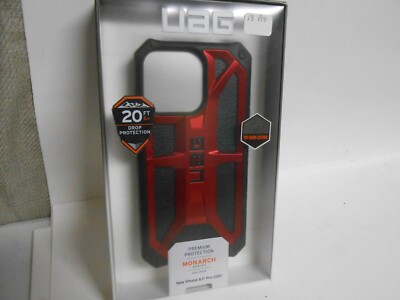 UAG Monarch Case for iPhone 13 Pro Red Shockproof NEW