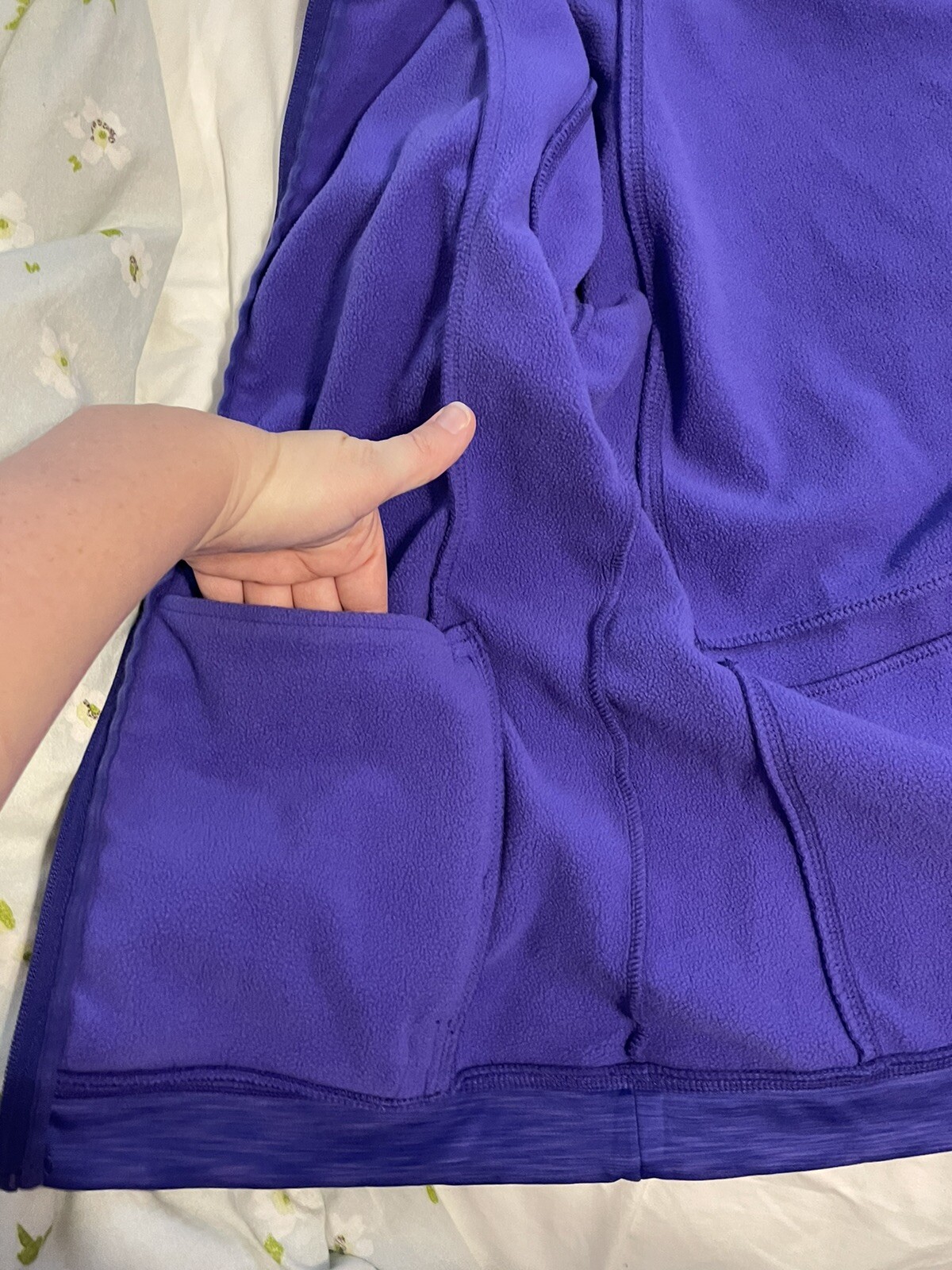 Talbots Jacket Full Zip Medium Petite Purple  Zip… - image 5