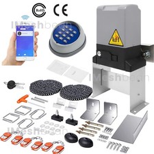 4400lbs Electric Automatic Sliding Gate Opener Motor APP Keypad 6 Remote Control