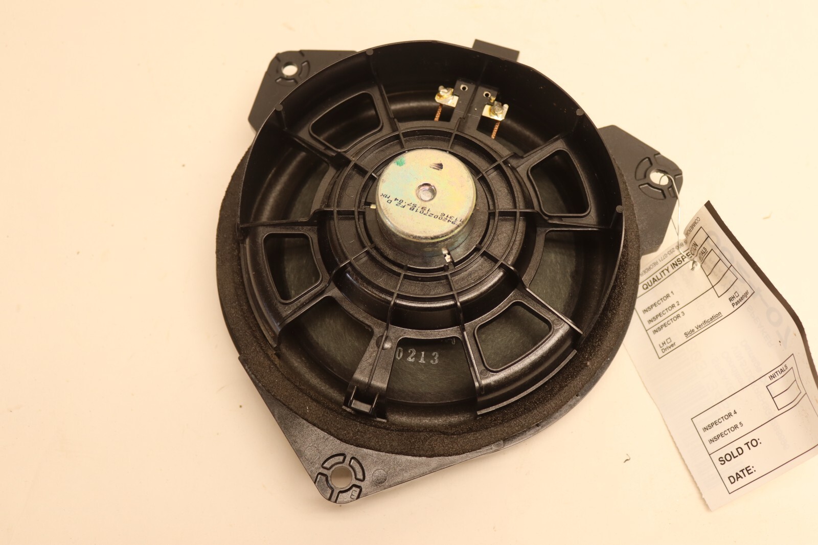 2014-2019 TOYOTA HIGHLANDER REAR LEFT SIDE DOOR AUDIO SPEAKER JBL OEM ...