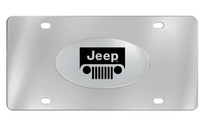 Jeep Logo Emblem Decorative Vanity Front License Plate | eBay