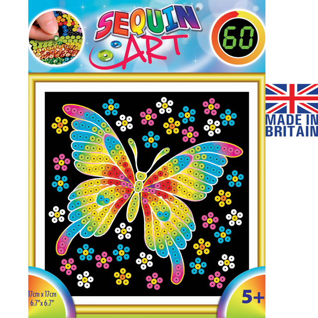 Sequin Art 60 Butterfly Craft Kit for Kids 1325 for sale online | eBay